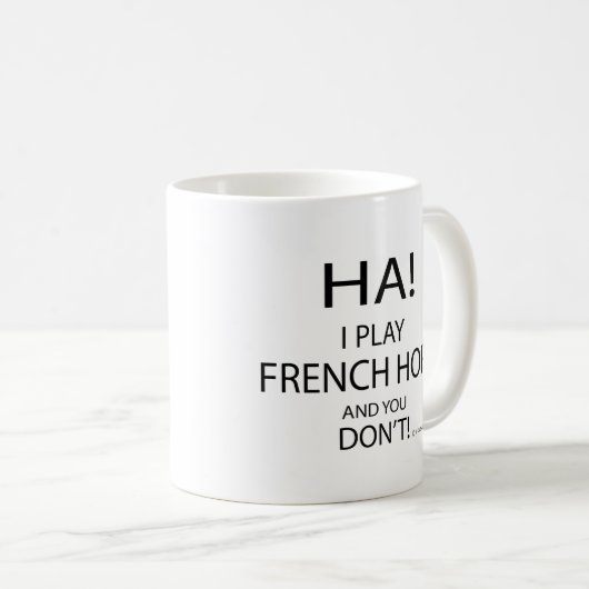 Ha French Horn Koffiemok (Voorkant rechts)