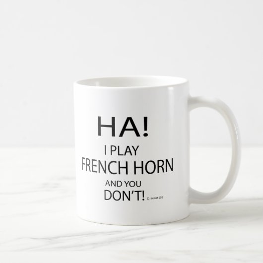 Ha French Horn Koffiemok (Rechts)