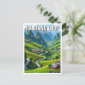 Ha Giang Loop Vietnam Reizen Briefkaart (Staand voorkant)
