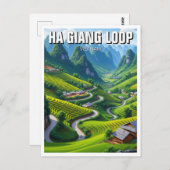 Ha Giang Loop Vietnam Reizen Briefkaart (Voorkant / Achterkant)
