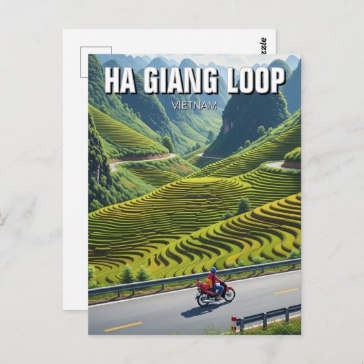 Ha Giang Loop Vietnam Travel Briefkaart (Voorkant / Achterkant)