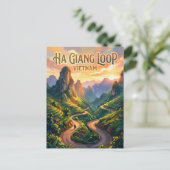 Ha Giang-lus Vietnam Briefkaart (Staand voorkant)