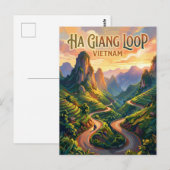 Ha Giang-lus Vietnam Briefkaart (Voorkant / Achterkant)