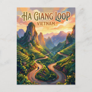Ha Giang-lus Vietnam Briefkaart