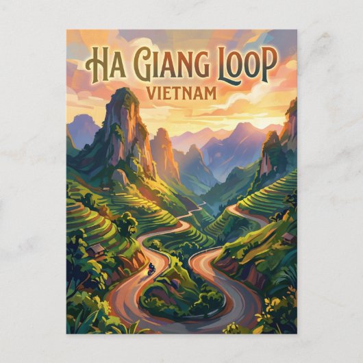 Ha Giang-lus Vietnam Briefkaart (Voorkant)