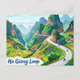 Ha Giang-lus Vietnam Briefkaart
