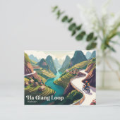 Ha Giang-lus Vietnam Briefkaart (Staand voorkant)