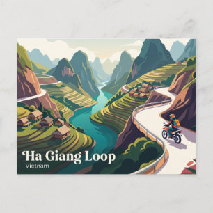 Ha Giang-lus Vietnam Briefkaart