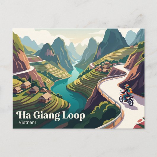 Ha Giang-lus Vietnam Briefkaart (Voorkant)