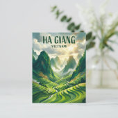 Ha Giang-lus Vietnam Briefkaart (Staand voorkant)