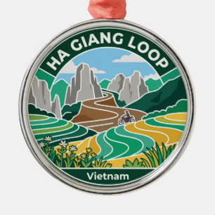 Ha Giang-lus Vietnam Metalen Ornament