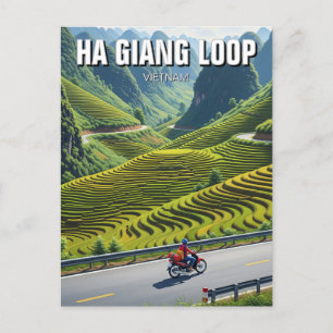 Ha Giang-lus Vietnam Reizen Briefkaart