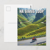 Ha Giang-lus Vietnam Reizen Briefkaart (Voorkant / Achterkant)