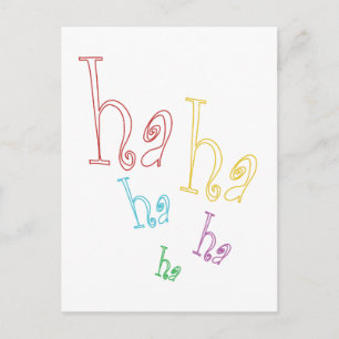 Ha ha! briefkaart