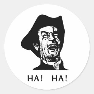 Ha Ha Ha Guy Ronde Sticker