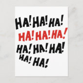 Ha Ha Ha Ha Ha Ha Briefkaart (Voorkant)