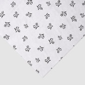 "Ha Ha Ha" Humoureuze Chinese kalligrafie lachen Tissuepapier (Detail)