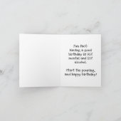 Ha Ha Ha, je bent oud, grappige verjaardag Kaart (Binnen)