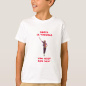Ha Ha Hairies - Boris is Trouble T-shirt (Voorkant)