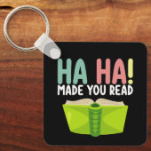 Ha Ha Heeft Je Gelezen Funny Teacher Sleutelhanger (Voorkant)