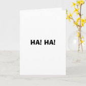 HA! HA! KAART (Gele Bloem)
