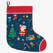 Ha Ha Merry kerst Grote kerstinslag Kerstsok (Voorkant)