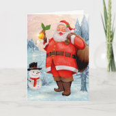 Ha Ha Merry kerstfeestay-kaart Feestdagen Kaart (Voorkant)