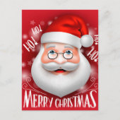 Ha Ha Merry Kerstmis Briefkaart (Voorkant)