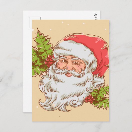 Ha Ha Merry Kerstmis Briefkaart (Voorkant / Achterkant)