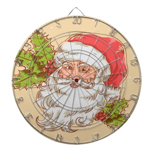 Ha Ha Merry Kerstmis Dartbord (Voorkant)