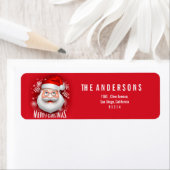 Ha Ha Merry Kerstmis Etiket (Insitu)