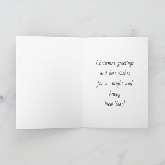 Ha Ha Merry Kerstmis Feestdagen Kaart (Binnen)