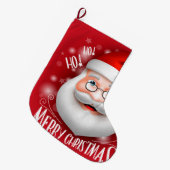 Ha Ha Merry Kerstmis Grote Kerstsok (Voorkant (Hangend))