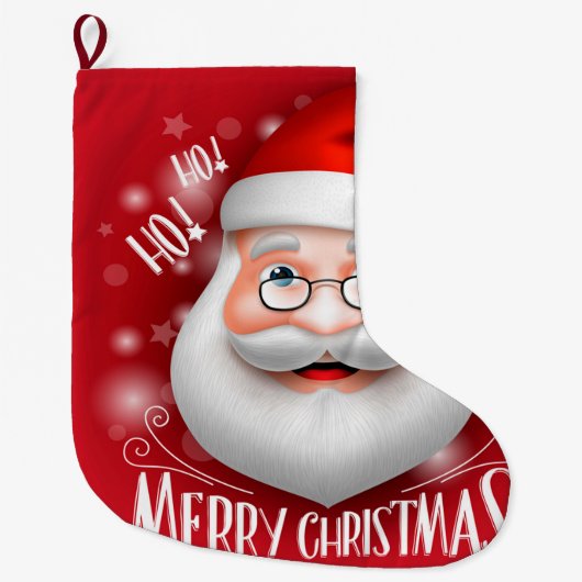 Ha Ha Merry Kerstmis Grote Kerstsok (Voorkant)