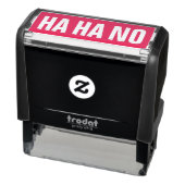 Ha ha nee  zelfinktende stempel (Product)