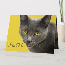 Ha ha oude gelukkige verjaardag kaart