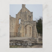 Ha Ha Tonka Castle Ruins Missouri Travel Briefkaart (Voorkant)