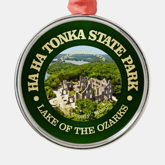 Ha Ha Tonka SP Metalen Ornament (Voorkant)