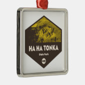 Ha Ha Tonka State Park Missouri Metalen Ornament (Rechts)
