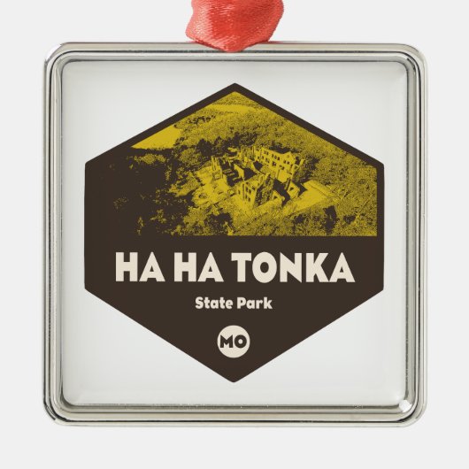 Ha Ha Tonka State Park Missouri Metalen Ornament (Voorkant)