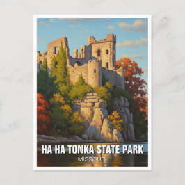 Ha Ha Tonka State Park Missouri Reizen Briefkaart