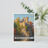 Ha Ha Tonka State Park Missouri Reizen Briefkaart (Staand voorkant)