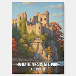 Ha Ha Tonka State Park Missouri Reizen Magneet