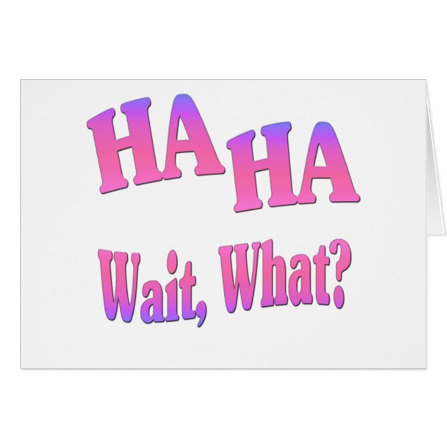 Ha Ha...wacht, wat? (Voorkant Horizontaal)