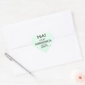Ha Harmonica Heart Sticker (Envelop)