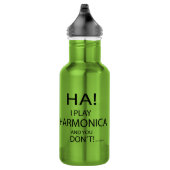 Ha Harmonica Stainless Steel Water Bottle Waterfles (Rechts)
