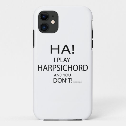 Ha Harpsichord Case-Mate iPhone Case (Achterkant)