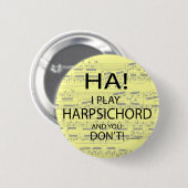 Ha Harpsichord Ronde Button 5,7 Cm (Voorkant /achterkant)