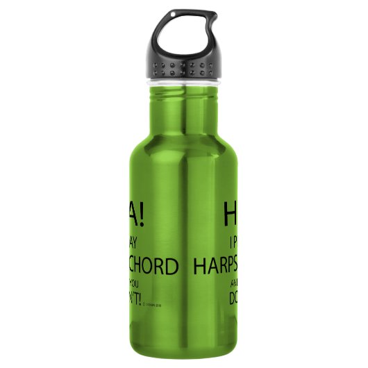 Ha Harpsichord Waterfles (Voorkant)