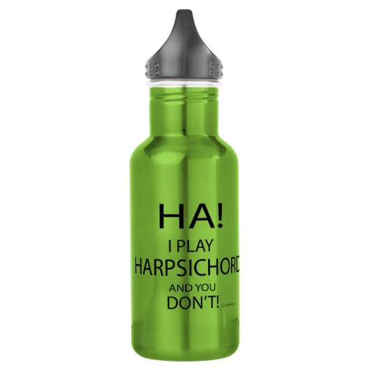 Ha Harpsichord Waterfles (Links)